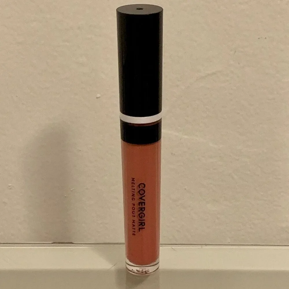 (2) Covergirl Melt Pout Matte Liquid Lipstick 310 Coral Chronicles Gray Matter